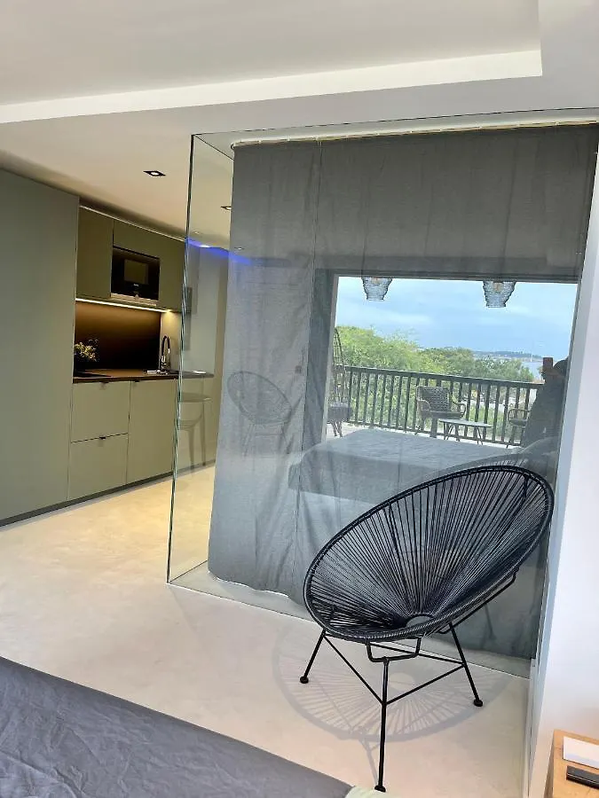 Appartement Neuf Climatise - Vue Mer Saint-Tropez - 50M Plage Et Port - Piscine Gassin